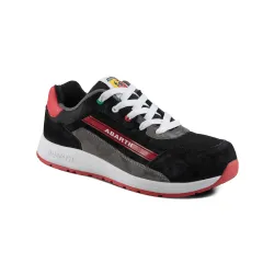 
                  ABARTH 595 Buty robocze z podnoskiem S3 czarno-czerwone, rozmiar 41